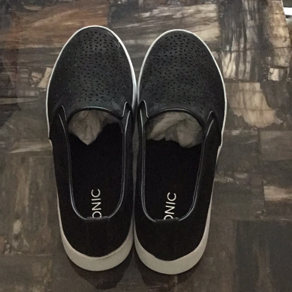 Vionic Black Suede Loafers - Picture 2 of 6